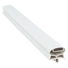 Door gasket profile 132-ME in Light Grey, Outside View. Replacement fridge door gasket produced by DSU Fridge Seal BV. Material type: Extended life profile.