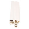 Door gasket profile 79-M in White, Front View. Replacement fridge door gasket produced by DSU Fridge Seal BV.