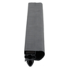 Door gasket profile 73-M in Dark Grey, Front View. Replacement fridge door gasket produced by DSU Fridge Seal BV.