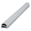 Door gasket profile 104-AS in Grey, Inside View. Replacement fridge door gasket produced by DSU Fridge Seal BV. Material type: Soft PVC profile.