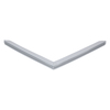 Door gasket profile 73-M in Grey, Front View. Replacement fridge door gasket produced by DSU Fridge Seal BV.