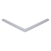 Door gasket profile 158-AS in Grey, Front View. Replacement fridge door gasket produced by DSU Fridge Seal BV. Material type: Soft PVC profile.