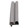 Door gasket profile 76-M in Dark Grey, Front View. Replacement fridge door gasket produced by DSU Fridge Seal BV.