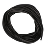 Door gasket profile 114 in Black, Top View. Replacement fridge door gasket produced by DSU Fridge Seal BV.