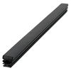 Door gasket profile 118-M in Black, Inside View. Replacement fridge door gasket produced by DSU Fridge Seal BV.