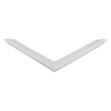 Door gasket profile 198-ME in Light Grey, Front View. Replacement fridge door gasket produced by DSU Fridge Seal BV. Material type: Extended life profile.