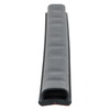 Door gasket profile 501-SIL in Dark Grey, Front View. Replacement fridge door gasket produced by DSU Fridge Seal BV.
