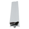 Door gasket profile 403-M in Grey, Front View. Replacement fridge door gasket produced by DSU Fridge Seal BV.
