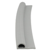Door gasket profile 2-A in Grey, Front View. Replacement fridge door gasket produced by DSU Fridge Seal BV.
