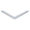 Door gasket profile 17-M in Grey, Front View. Replacement fridge door gasket produced by DSU Fridge Seal BV.