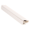 Door gasket profile 135-M in White, Outside View. Replacement fridge door gasket produced by DSU Fridge Seal BV.