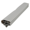 Door gasket profile 398-MS in Grey, Inside View. Replacement fridge door gasket produced by DSU Fridge Seal BV. Material type: Soft PVC profile.