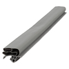 Door gasket profile 296-ME in Dark Grey, Inside View. Replacement fridge door gasket produced by DSU Fridge Seal BV. Material type: Extended life profile.