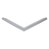 Door gasket profile 135-M in Grey, Front View. Replacement fridge door gasket produced by DSU Fridge Seal BV.