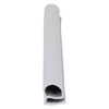 Door gasket profile 6-A in Grey, Front View. Replacement fridge door gasket produced by DSU Fridge Seal BV.