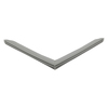 Door gasket profile 276-ME in Dark Grey, Front View. Replacement fridge door gasket produced by DSU Fridge Seal BV. Material type: Extended life profile.