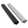 Door gasket profile 195-MS in All Colors, Outside View. Replacement fridge door gasket produced by DSU Fridge Seal BV. Material type: Soft PVC profile.