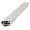 Door gasket profile 198-MS in Grey, Inside View. Replacement fridge door gasket produced by DSU Fridge Seal BV. Material type: Soft PVC profile.