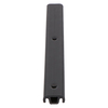 Door gasket profile 43-C in Black, Front View. Replacement fridge door gasket produced by DSU Fridge Seal BV.