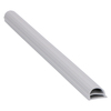 Door gasket profile 102-AS in Grey, Outside View. Replacement fridge door gasket produced by DSU Fridge Seal BV. Material type: Soft PVC profile.