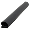 Door gasket profile 10-A in Black, Inside View. Replacement fridge door gasket produced by DSU Fridge Seal BV.