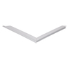 Door gasket profile 172-AS+BS in Grey, Front View. Replacement fridge door gasket produced by DSU Fridge Seal BV. Material type: Soft PVC profile.