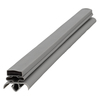 Door gasket profile 34-ME in Dark Grey, Inside View. Replacement fridge door gasket produced by DSU Fridge Seal BV. Material type: Extended life profile.