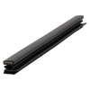 Door gasket profile 18-MS in Black, Inside View. Replacement fridge door gasket produced by DSU Fridge Seal BV. Material type: Soft PVC profile.