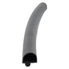 Door gasket profile 65-SIL in Black, Front View. Replacement fridge door gasket produced by DSU Fridge Seal BV.