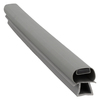 Door gasket profile 302-ME in Dark Grey, Outside View. Replacement fridge door gasket produced by DSU Fridge Seal BV. Material type: Extended life profile.