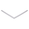 Door gasket profile 122-AS in Grey, Front View. Replacement fridge door gasket produced by DSU Fridge Seal BV. Material type: Soft PVC profile.