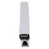 Door gasket profile 302-M in Grey, Front View. Replacement fridge door gasket produced by DSU Fridge Seal BV.