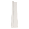 Door gasket profile 0815-SIL in White, Front View. Replacement fridge door gasket produced by DSU Fridge Seal BV.