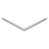 Door gasket profile 37-M in Grey, Front View. Replacement fridge door gasket produced by DSU Fridge Seal BV.