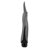 Door gasket profile 46-A in Black, Front View. Replacement fridge door gasket produced by DSU Fridge Seal BV.