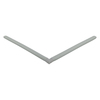 Door gasket profile 67-SIL in Dark Grey, Front View. Replacement fridge door gasket produced by DSU Fridge Seal BV.