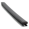Door gasket profile 501-ME in Black, Outside View. Replacement fridge door gasket produced by DSU Fridge Seal BV. Material type: Extended life profile.