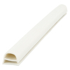 Door gasket profile 104-AS in White, Inside View. Replacement fridge door gasket produced by DSU Fridge Seal BV. Material type: Soft PVC profile.