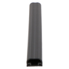 Door gasket profile 500-AE in Black, Front View. Replacement fridge door gasket produced by DSU Fridge Seal BV. Material type: Extended life profile.