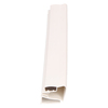 Door gasket profile 127-M in White, Front View. Replacement fridge door gasket produced by DSU Fridge Seal BV.