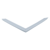 Door gasket profile 395-M in Grey, Front View. Replacement fridge door gasket produced by DSU Fridge Seal BV.