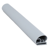 Door gasket profile 10-AC in Grey, Outside View. Replacement fridge door gasket produced by DSU Fridge Seal BV.