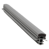 Door gasket profile 411-ME in Dark Grey, Outside View. Replacement fridge door gasket produced by DSU Fridge Seal BV. Material type: Extended life profile.
