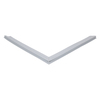 Door gasket profile 299-M in Grey, Front View. Replacement fridge door gasket produced by DSU Fridge Seal BV.