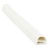Door gasket profile 104-AS in White, Outside View. Replacement fridge door gasket produced by DSU Fridge Seal BV. Material type: Soft PVC profile.