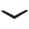 Door gasket profile 41-AE in Black, Front View. Replacement fridge door gasket produced by DSU Fridge Seal BV. Material type: Extended life profile.