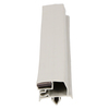 Door gasket profile 306-M in Grey, Front View. Replacement fridge door gasket produced by DSU Fridge Seal BV.