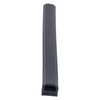 Door gasket profile 41-SIL in Dark Grey, Front View. Replacement fridge door gasket produced by DSU Fridge Seal BV.