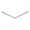 Door gasket profile 102-AS in Grey, Front View. Replacement fridge door gasket produced by DSU Fridge Seal BV. Material type: Soft PVC profile.