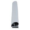Door gasket profile 10-AC in Grey, Front View. Replacement fridge door gasket produced by DSU Fridge Seal BV.